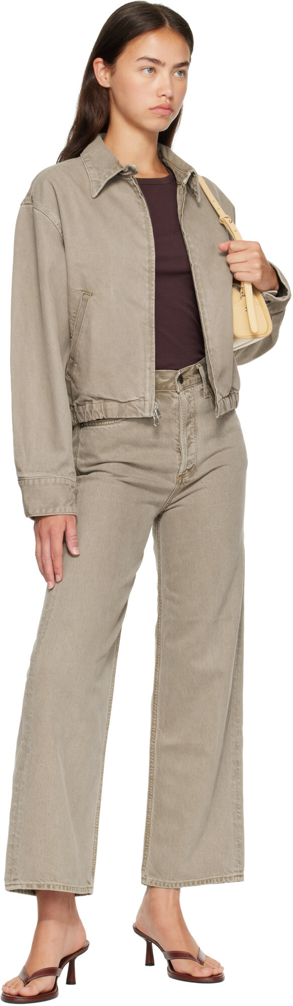 AGOLDE Beige Nile Jacket