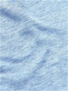Caruso - Slim-Fit Linen T-Shirt - Blue