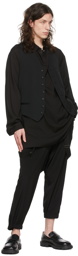 Yohji Yamamoto Black Wool Vest
