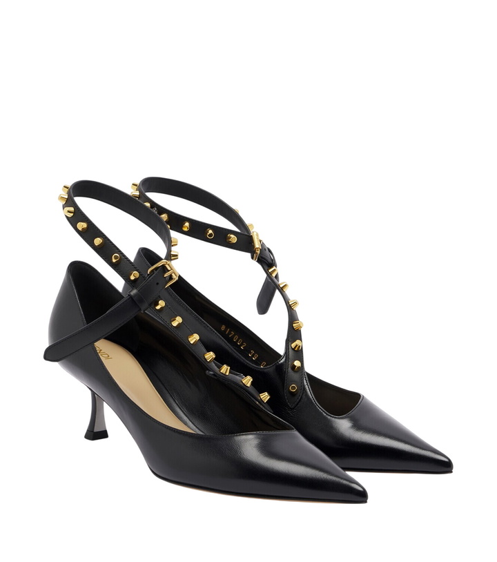 Photo: Fendi Fendi Vertigo studded leather pumps
