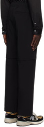 Dime Black Zip Off Trousers