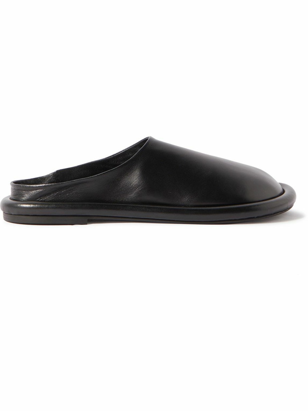 Photo: JW Anderson - Leather Slippers - Black