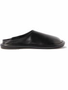 JW Anderson - Leather Slippers - Black