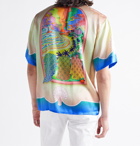 Casablanca - Camp-Collar Printed Linen Shirt - Multi