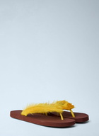 Marni Feather Embellished Sandals