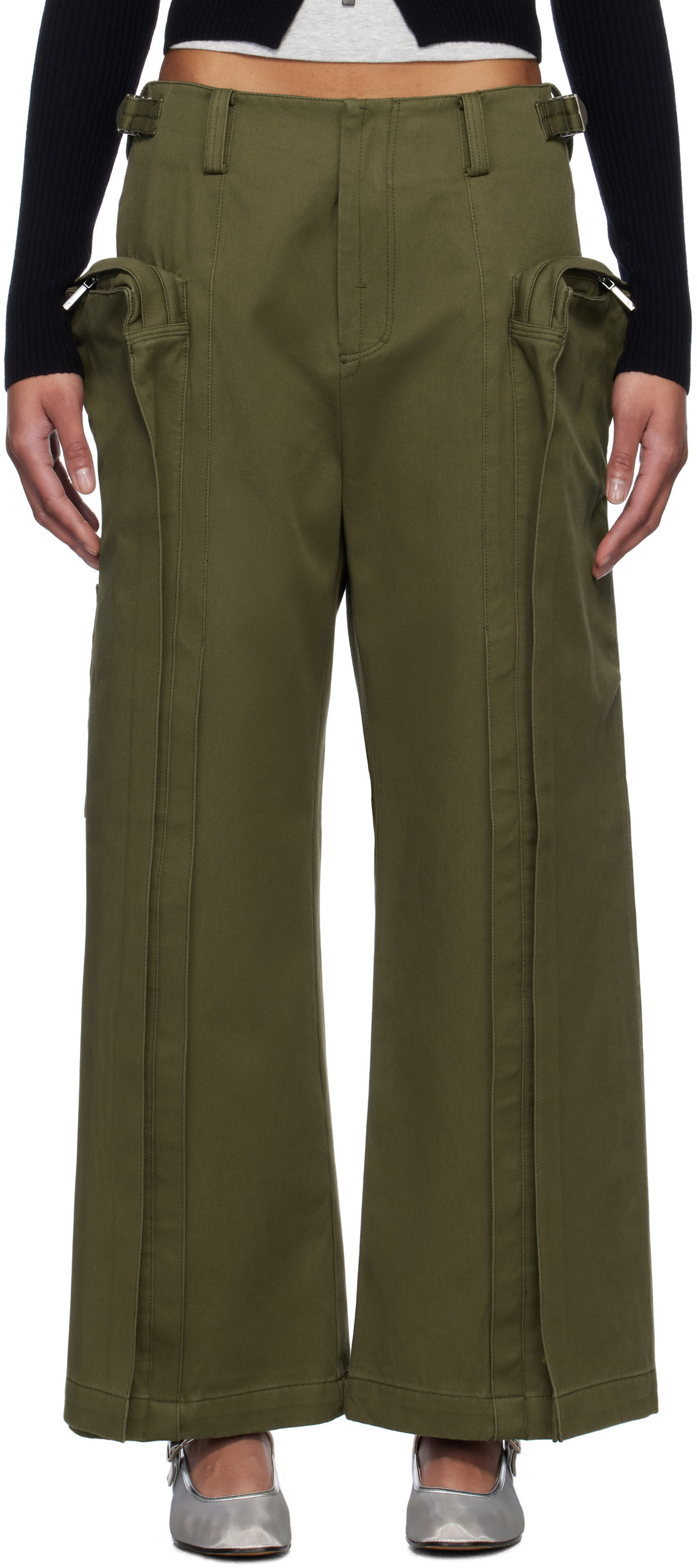 パンツ Fax Copy Express camo pants Fax Copy Express Khaki Camouflage Trousers Fax Copy Express