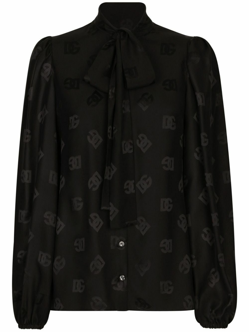 Dolce & Gabbana DG-Jacquard Silk Shirt