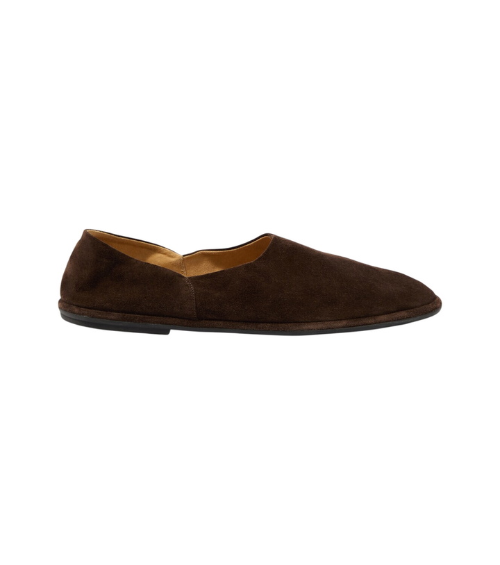 Photo: The Row Canal suede slip-on shoes