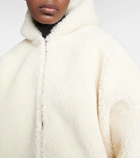 Balenciaga Outerwear faux-shearling hoodie