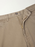 KAPITAL - Wide-Leg Cotton Trousers - Brown