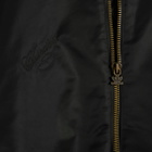 Adidas x Willy Chavarria Satin Bomber Jacket in Black
