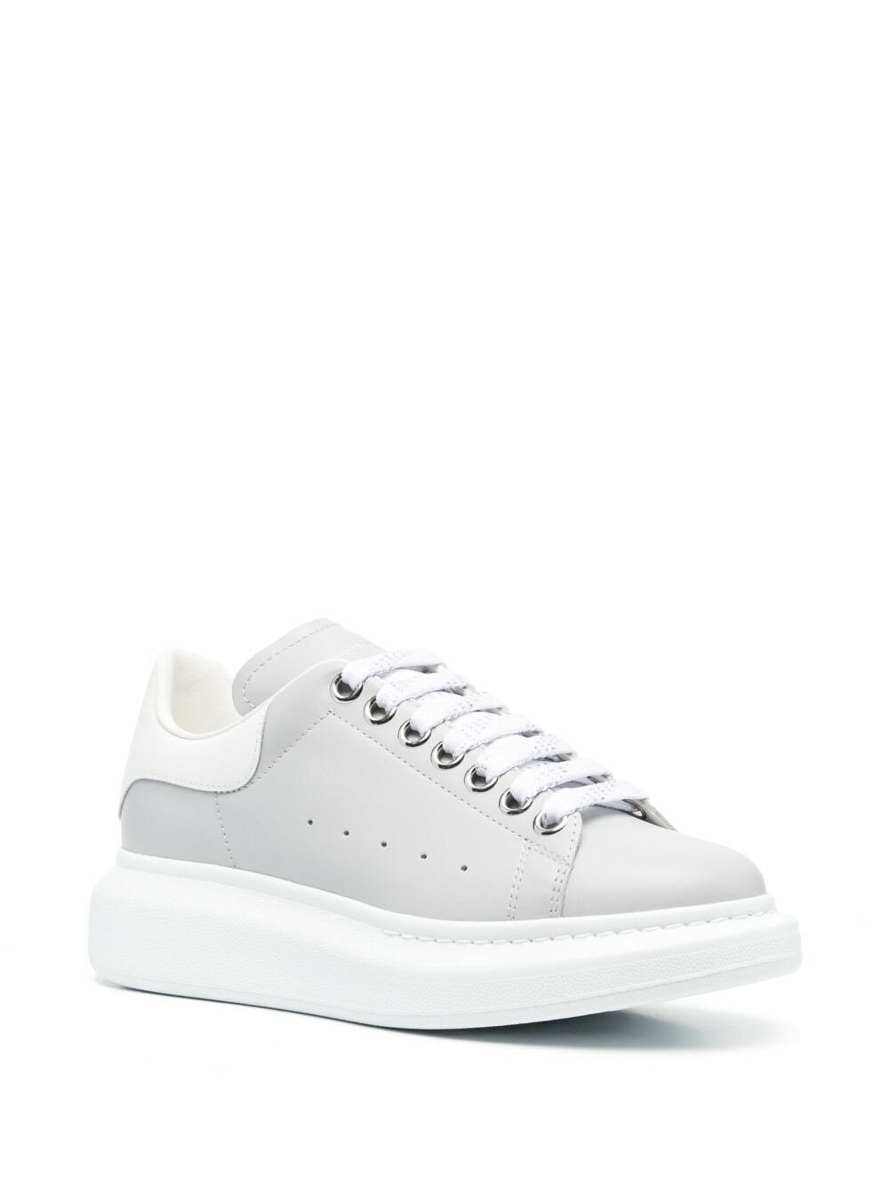 ALEXANDER MCQUEEN - Court Leather Sneakers Alexander McQueen