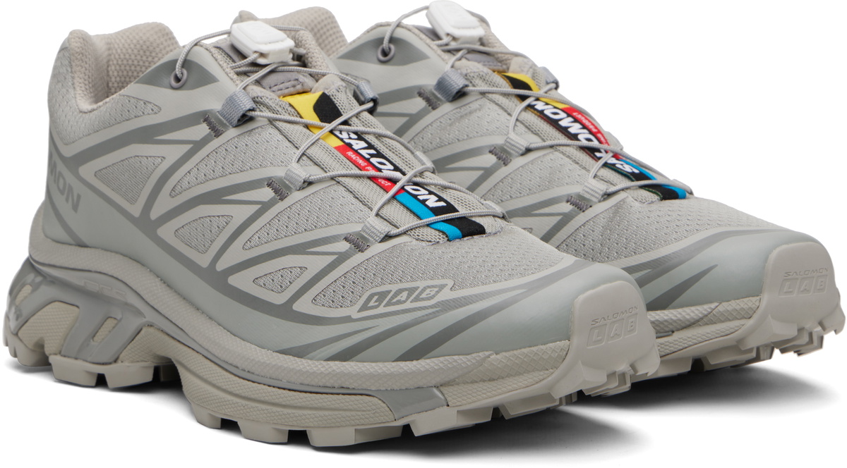 Salomon Gray XT-6 Sneakers