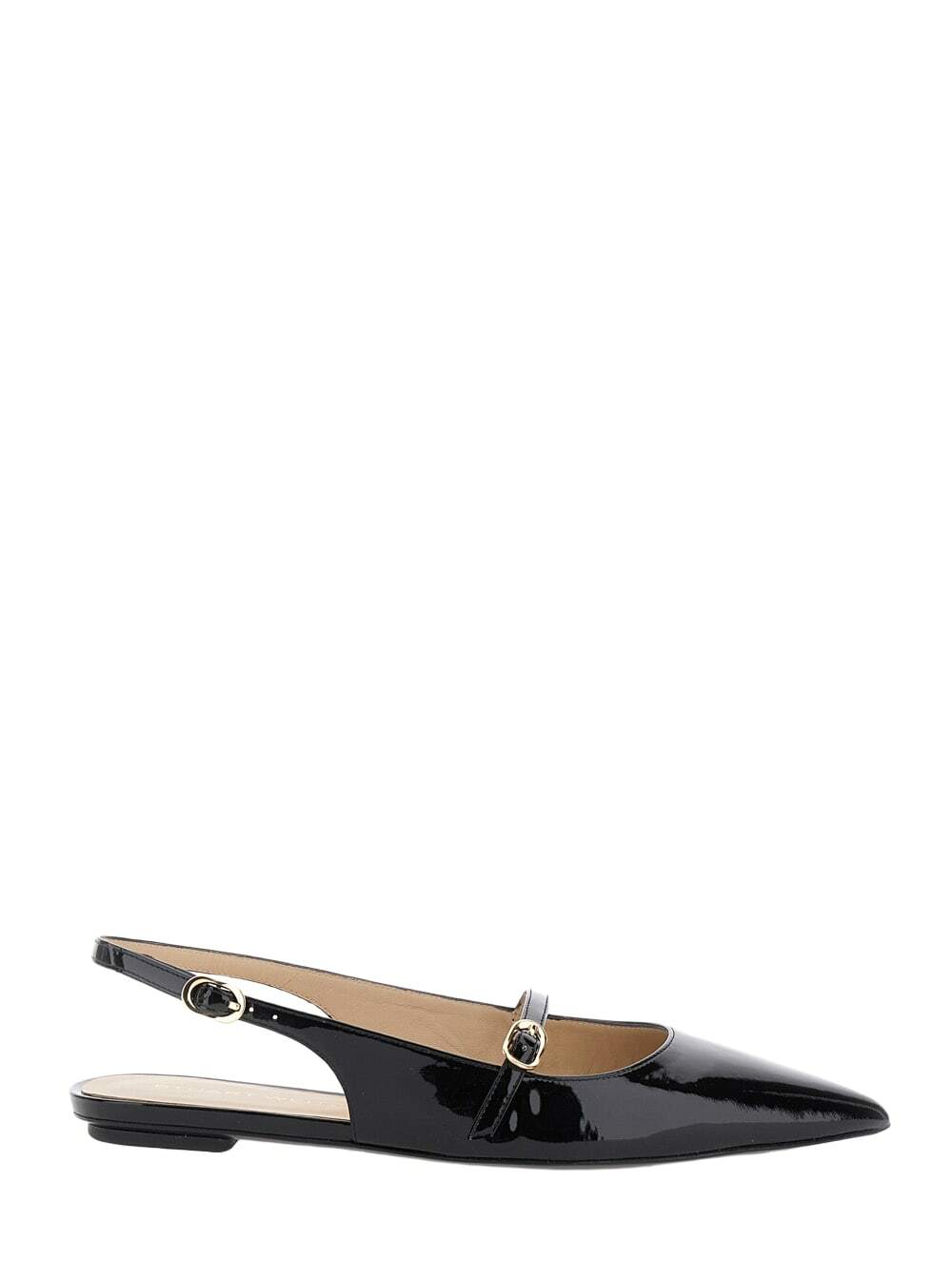 サンダル・ミュール Stuart Weitzman MAEVE - Lacquered leather slingback Maeve Slingback 35 | Stuart Weitzman