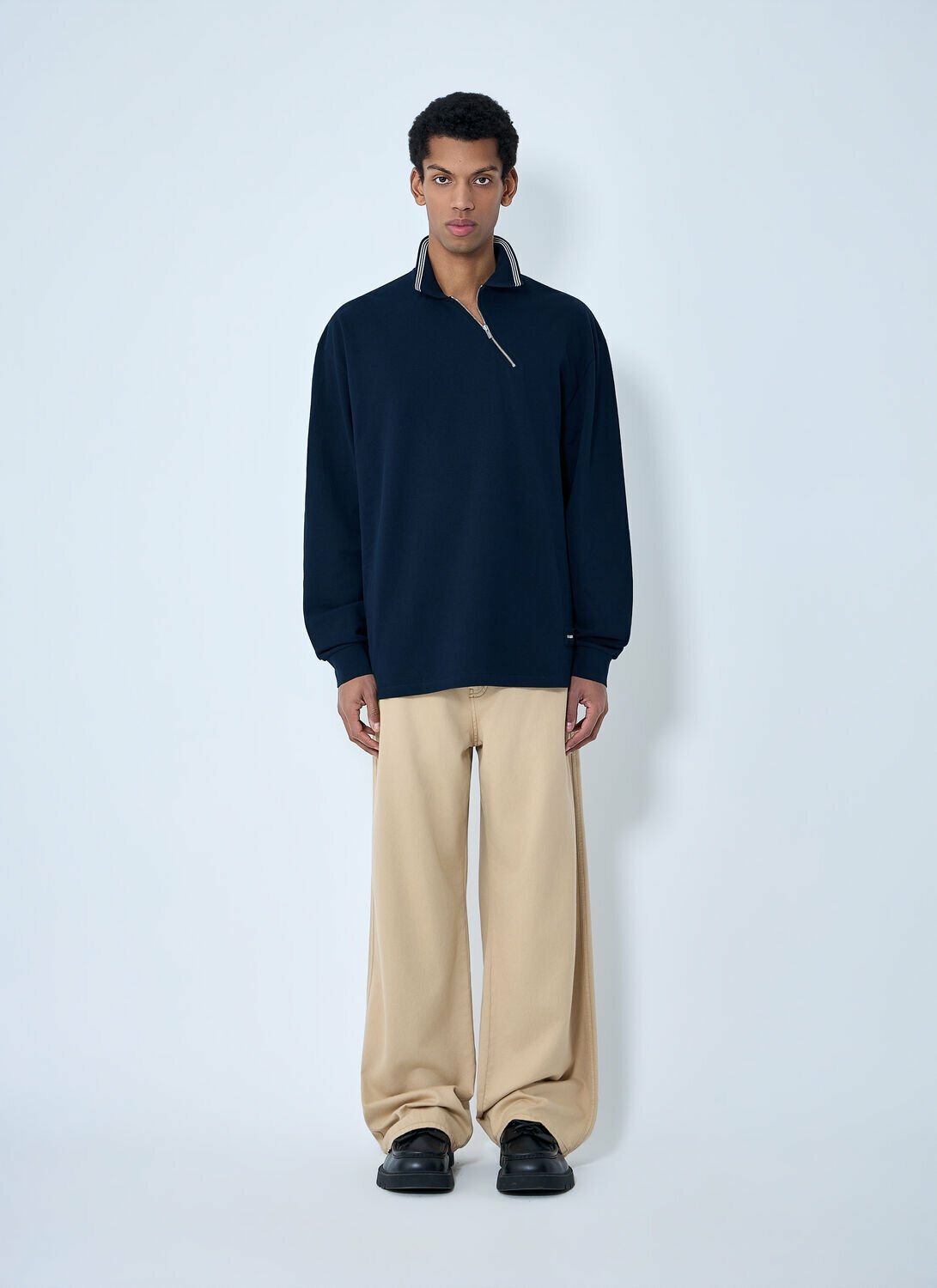 Miu Miu Half-Zip Polo Shirt