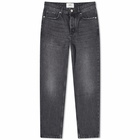 AMI Paris Men's Tapered Fit Jeans in Black