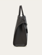 Ferragamo Mens Hug tote bag in Brown