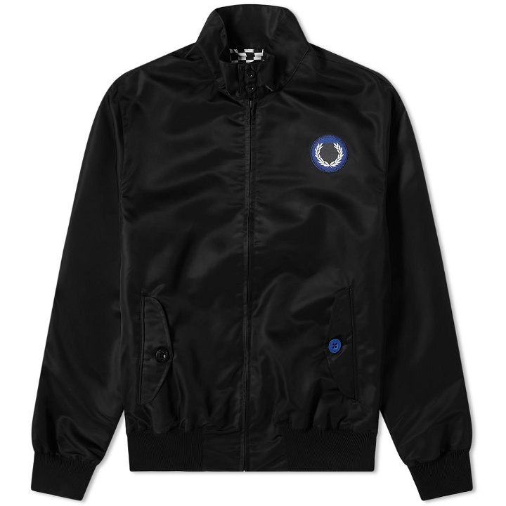 Photo: Fred Perry x Raf Simons Patched Harrington Jacket