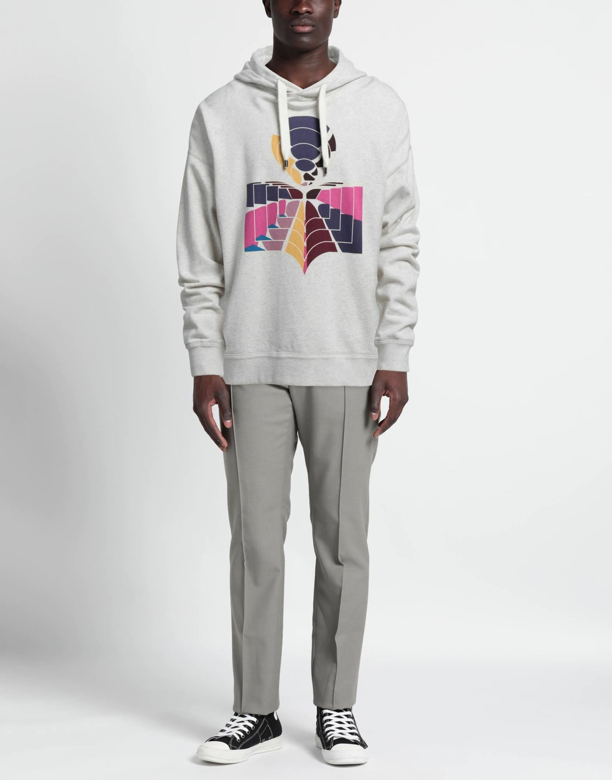 Isabel Marant Mens Sweatshirt in Ivory