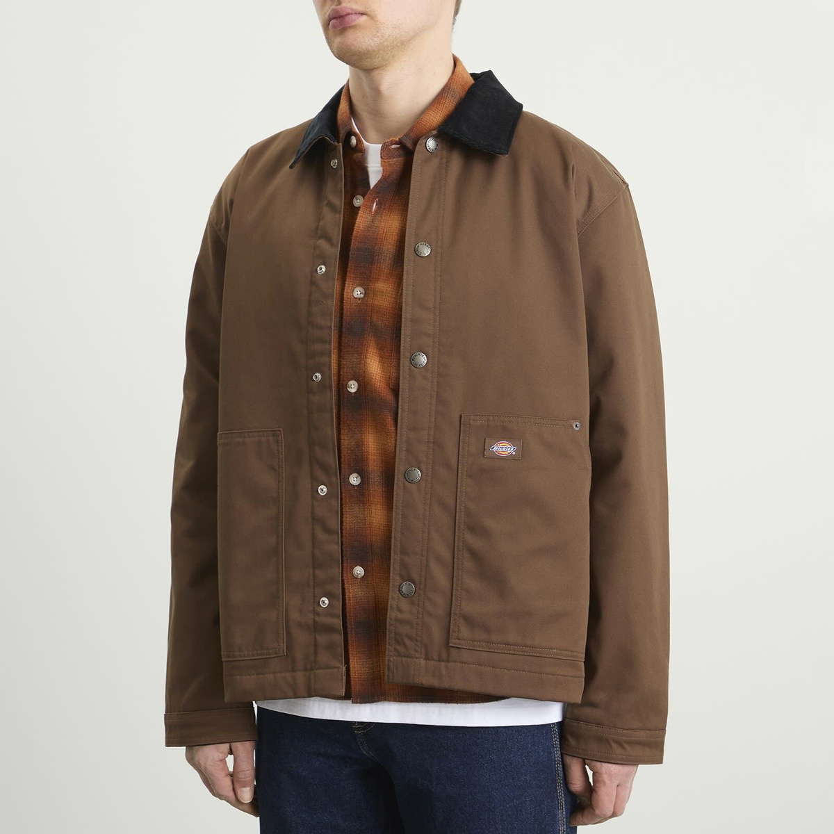 Dickies Men's Union Barn Jacket in Timber Brown