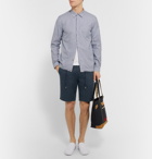 AMI - Slim-Fit Cotton-Twill Chino Shorts - Men - Navy