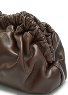 Mansur Gavriel Cloud Mini Leather Clutch - Chocolate - One Size