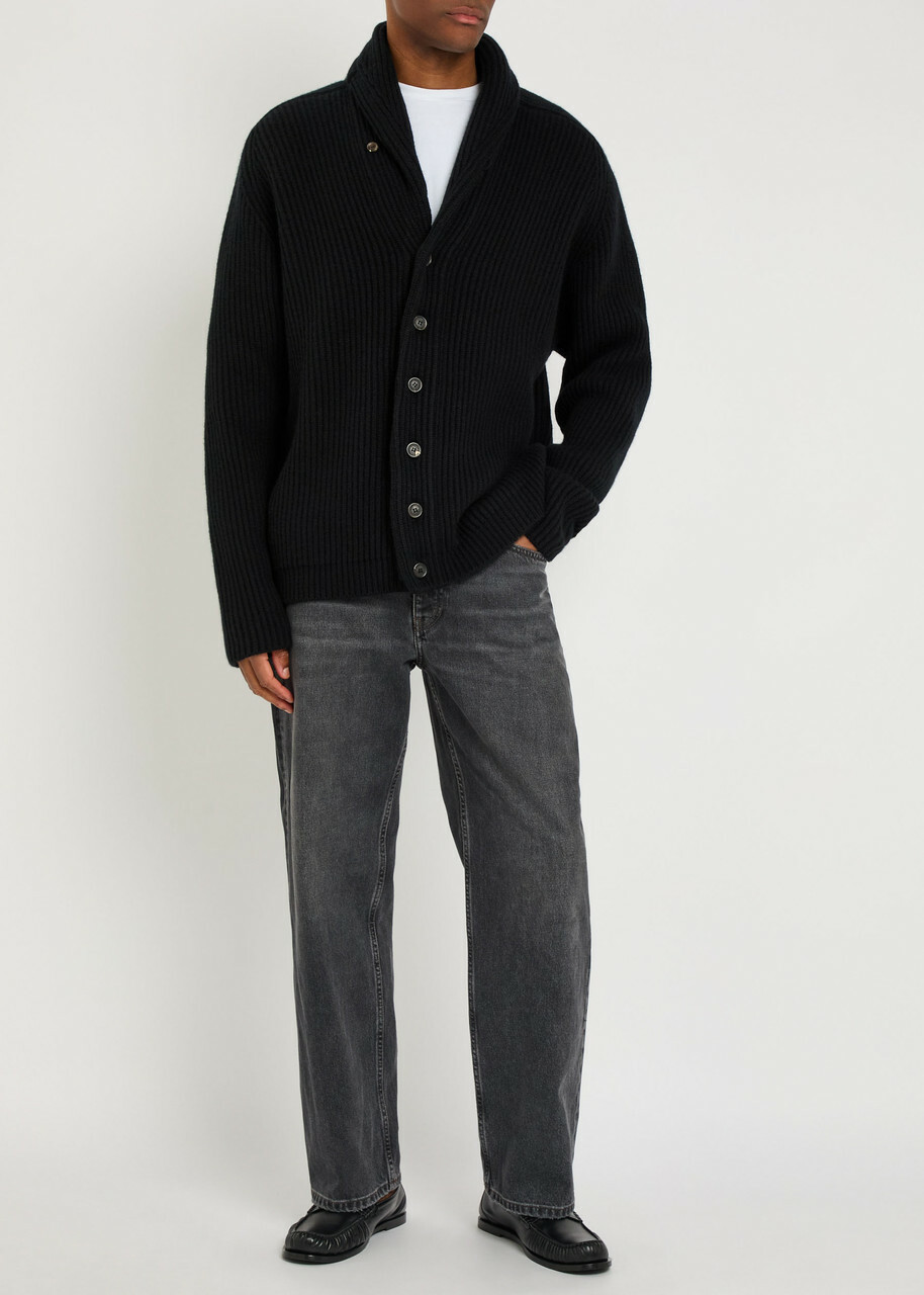 Begg & CO Yacht Cashmere Cardigan Black