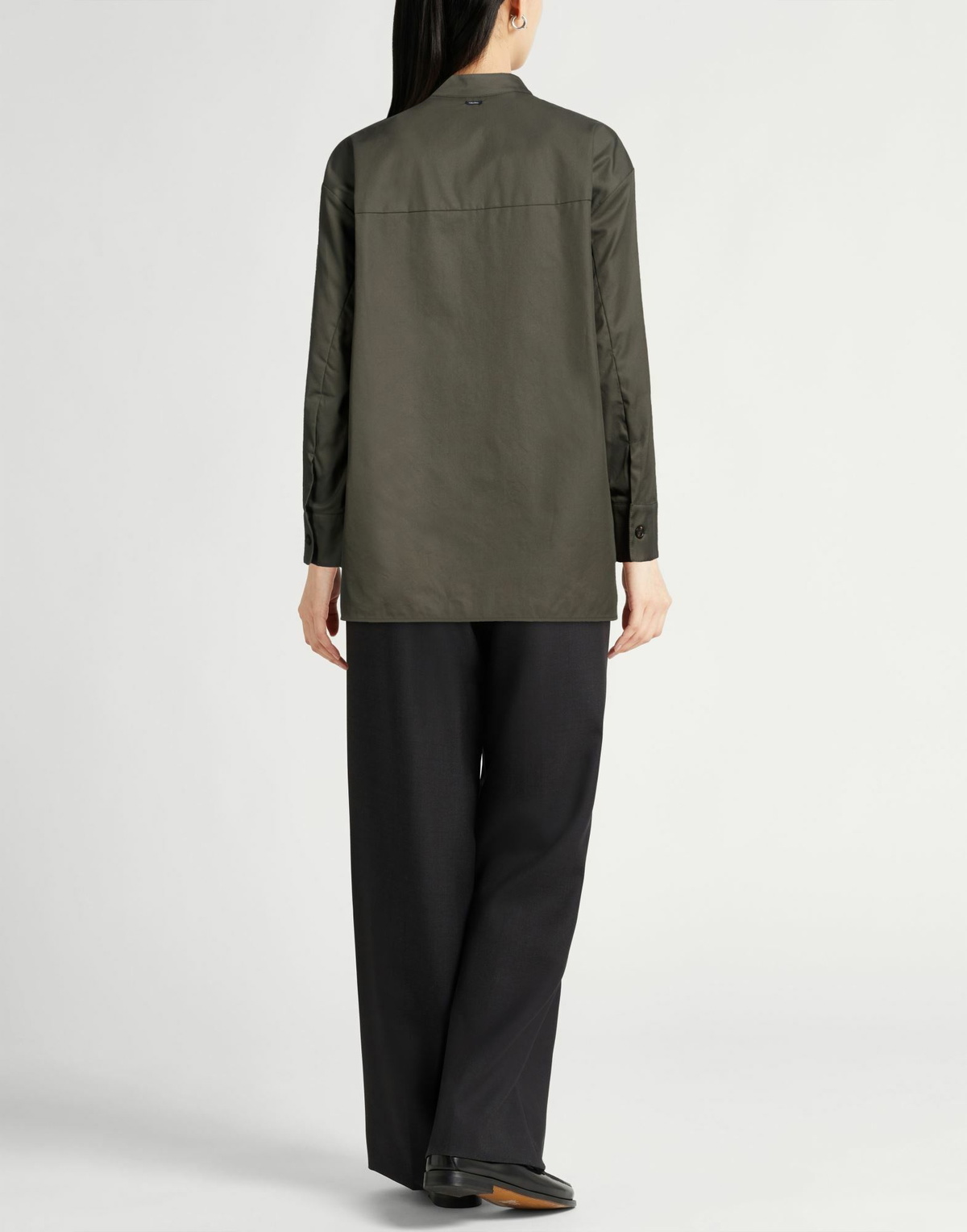 's Max Mara Womens Shirt Dark in Green