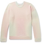 The Elder Statesman - Tie-Dyed Cashmere-Blend Sweater - Pink