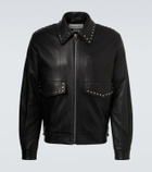 McQueen Studded leather jacket