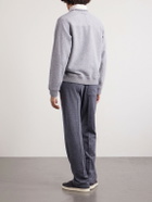 TOM FORD - Cashmere and Cotton-Blend Sweater - Gray
