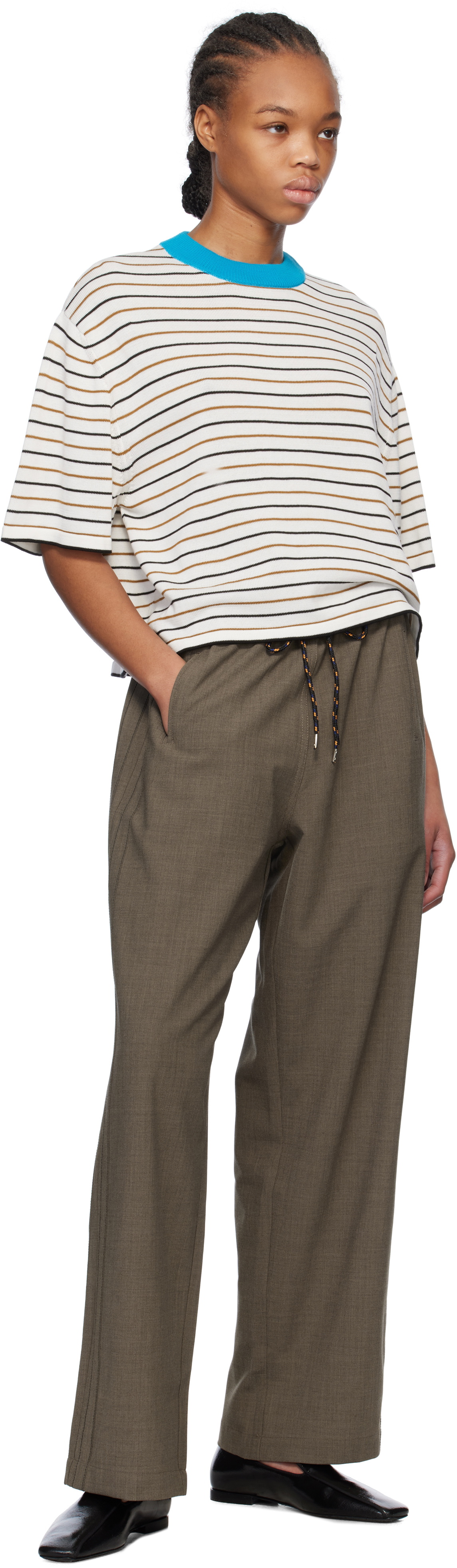 Cordera Multicolor Cotton Striped T-shirt