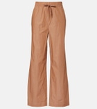 Varley Rowan pinstripe cotton straight pants