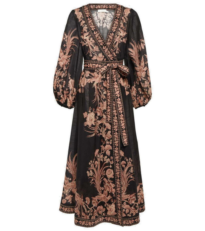 Photo: Zimmermann Waverly floral cotton wrap dress