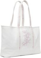 Bode White Laundry Tote