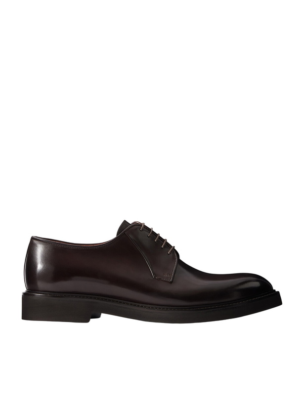 Photo: Mr P. - Leather Derby Shoes - Brown