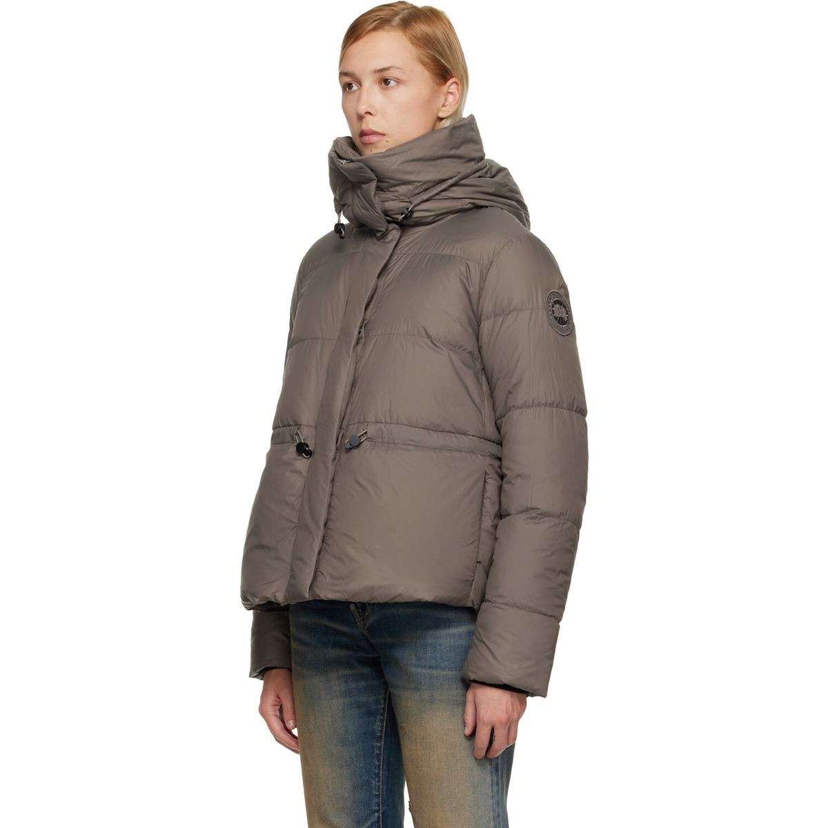 Canada Goose Taupe Montgomery Down Jacket