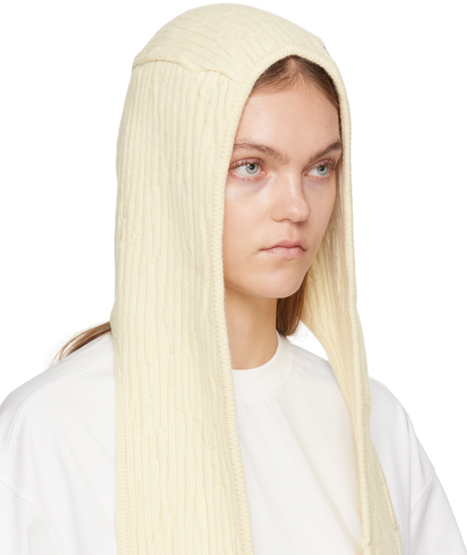 ADER error White Ear Flap Beanie