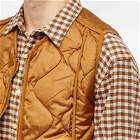 Foret Men's Fresh Reversible Liner Vest in Brown/Corn