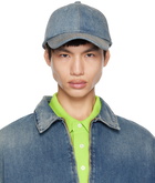 Acne Studios Blue Faded Denim Cap