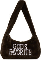Praying Brown 'God's Favourite' Furry Bag