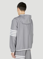 Thom Browne - Packable Zip Up Jacket in Dark Grey