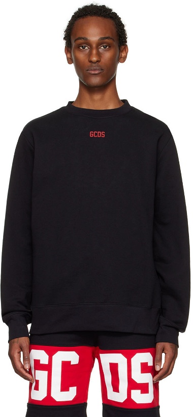 Photo: GCDS Black Basic Sweatshirt
