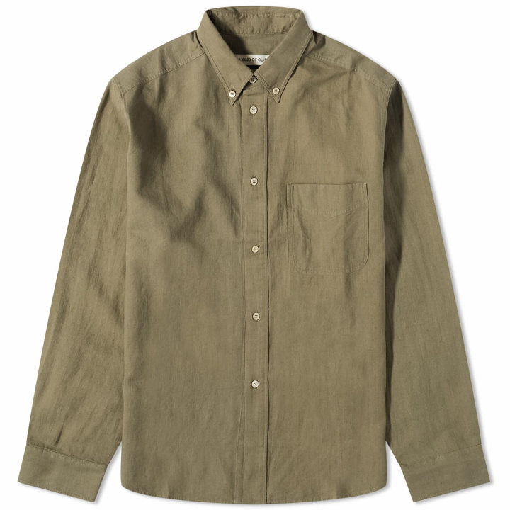 Photo: A Kind of Guise Men's Seaton Button Down Shirt in Desert Sage