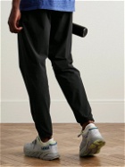 DISTRICT VISION - Zanzie Slim-Fit Tapered Logo-Print Stretch-Shell Track Pants - Black