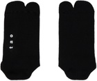 tao Black Jacquard Socks
