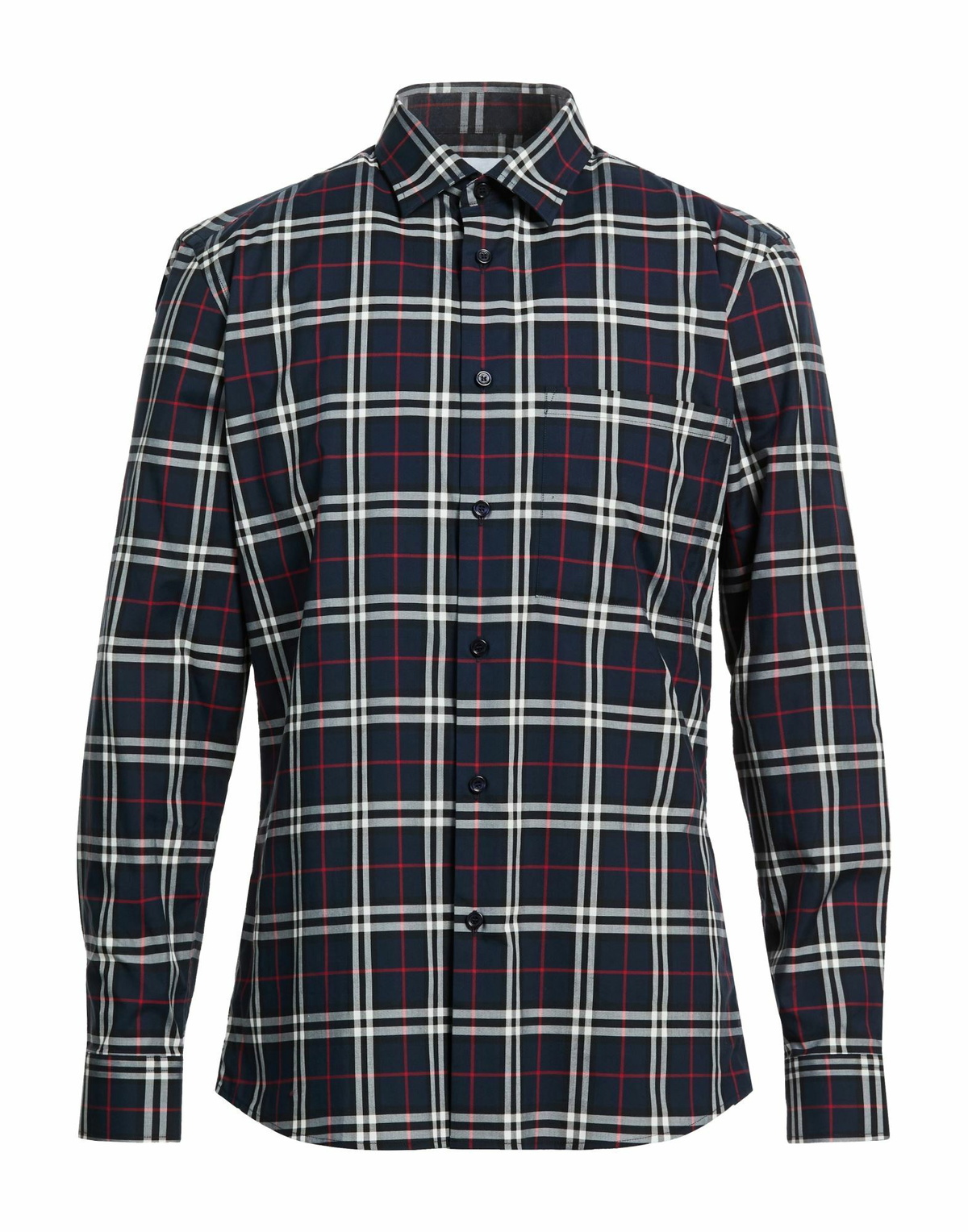 Burberry Mens Shirt in Midnight blue