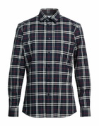 Burberry Mens Shirt in Midnight blue