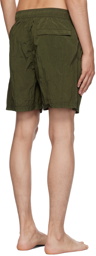 Stone Island Green Patch Swim Shorts