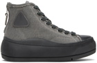 R13 Gray Kurt Sneakers